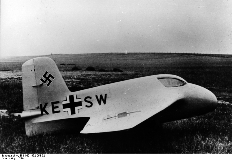 Il tozzo aereo a razzo Me 163