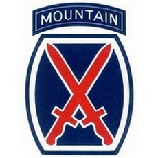 Logo della 10a Divione da montagna americana